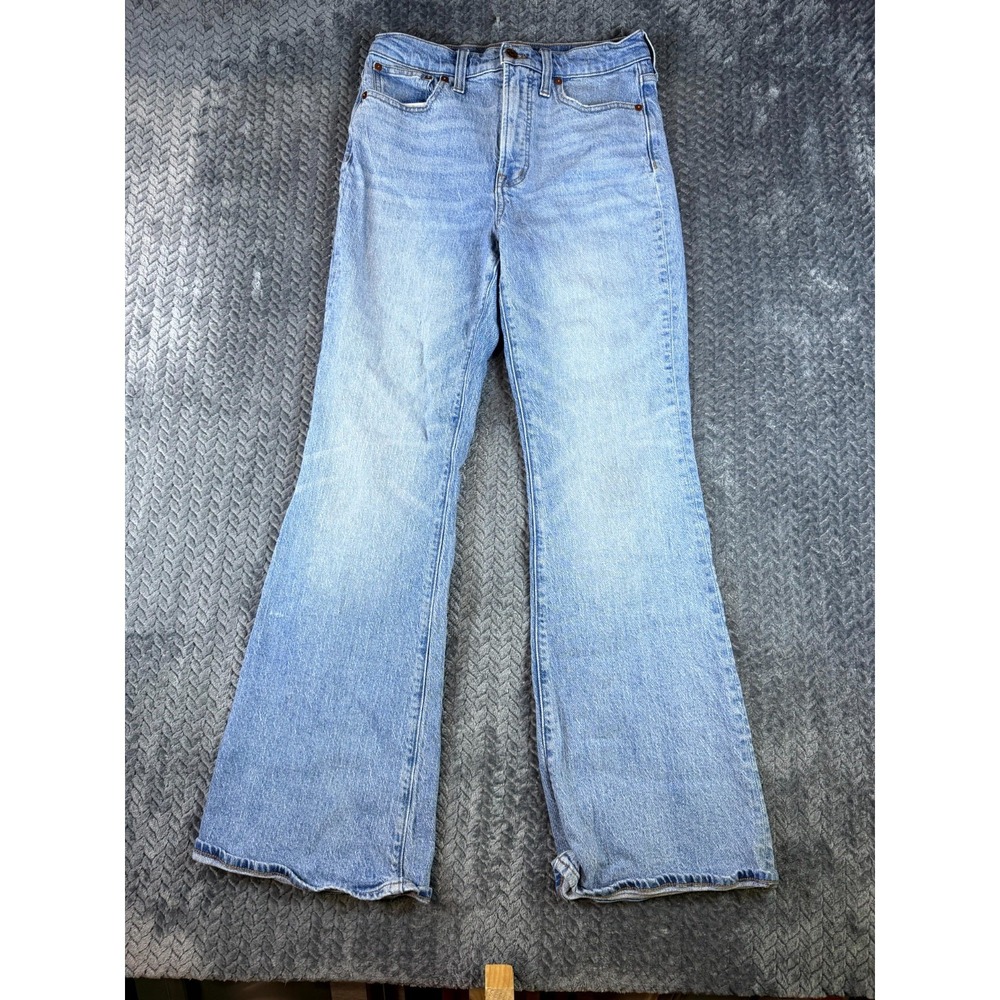 Madewell The Perfect Vintage Flare Jeans Womens 27 Blue Denim Stretch High Rise